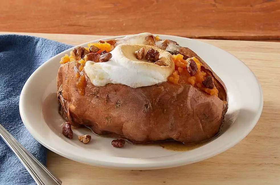 Loaded Baked Sweet Potato