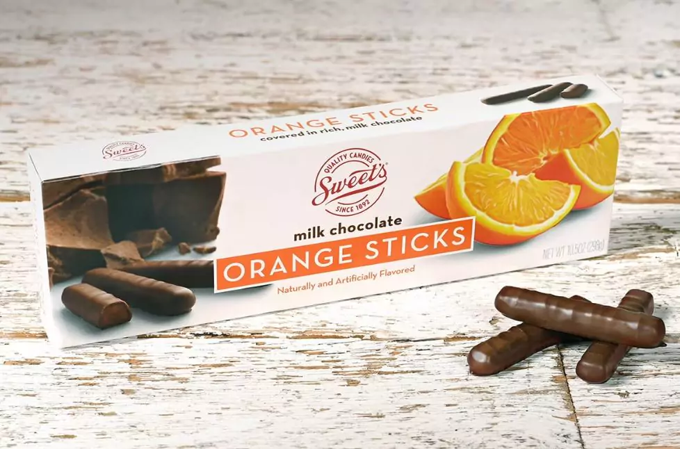 Milk Chocolate Orange Sticks